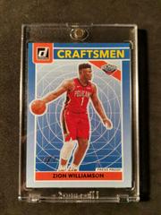 Zion Williamson [Press Proof Black] Basketball Cards 2020 Donruss Craftsmen Prices