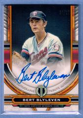 Bert Blyleven [Orange] Baseball Cards 2023 Topps Tribute Autographs Prices