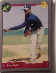 Brien Taylor Baseball Cards 1991 Classic Draft Picks Prices