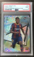 Ansu Fati [Pink Refractor] Soccer Cards 2020 Topps Finest UEFA Champions League Prices