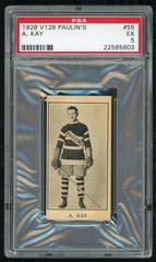 A. Kay #55 Hockey Cards 1928 V128 Paulin's Prices