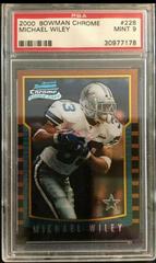 Michael Wiley #228 Football Cards 2000 Bowman Chrome Prices