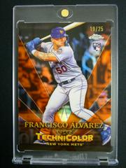 Francisco Alvarez [Orange] #TT-25 Baseball Cards 2023 Topps Chrome in Technicolor Prices
