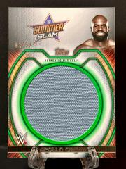 Apollo Crews [Green] #M-AP Wrestling Cards 2021 Topps WWE Undisputed Superstar Mat Relics Prices