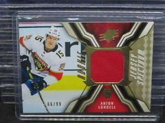 Anton Lundell [Gold Spectrum] Hockey Cards 2021 SPx Rookie Jersey Prices