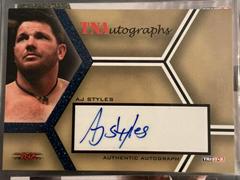 AJ Styles [5] Wrestling Cards 2008 TriStar TNA Impact Autographs Prices