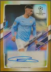 Ferran Torres [Gold Refractor] Soccer Cards 2020 Topps Chrome UEFA Champions League Autographs Prices