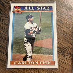 Carlton Fisk #393 Baseball Cards 1991 Topps Tiffany Prices