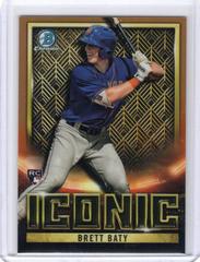 Brett Baty [Orange] #BI-20 Baseball Cards 2023 Bowman Chrome Iconic Prices
