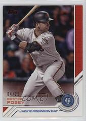 Buster Posey [Red] #JRD-25 Baseball Cards 2017 Topps Jackie Robinson Day Prices