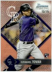 Ezequiel Tovar [Rose Gold] Baseball Cards 2023 Bowman Sterling Tek Prices
