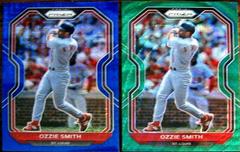 Ozzie Smith [Blue Wave Prizm] #79 Baseball Cards 2021 Panini Prizm Prices