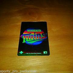 Minnesota Twins [Hologram] Baseball Cards 1991 Upper Deck Prices