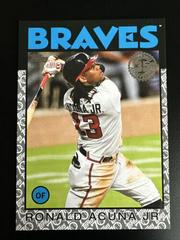 Ronald Acuna Jr. [Platinum] #86B-94 Baseball Cards 2021 Topps 1986 35th Anniversary Prices
