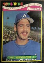Paul Assenmacher Baseball Cards 1987 Topps Toys R US Rookies Prices