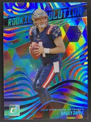Bailey Zappe [Cubic] Football Cards 2022 Panini Donruss Rookie Revolution Prices