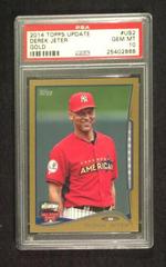 Derek Jeter [Gold] Baseball Cards 2014 Topps Update Prices