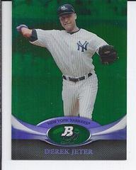 Derek Jeter [Emerald] Baseball Cards 2011 Bowman Platinum Prices