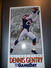 Dennis Gentry Football Cards 1992 Fleer Gameday Prices