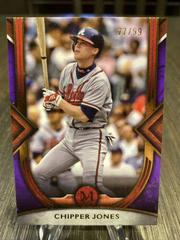 Chipper Jones [Amethyst] #28 Baseball Cards 2022 Topps Museum Collection Prices