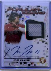 Jose Ramirez #DPAR-JR Baseball Cards 2023 Topps Pristine Popular Demand Autograph Relic Prices