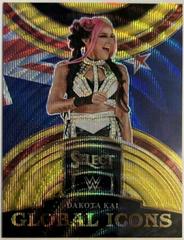 Dakota Kai [Gold Wave] #7 Wrestling Cards 2023 Panini Select WWE Global Icons Prices