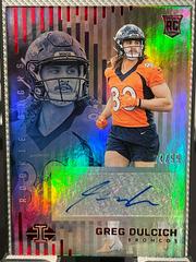Greg Dulcich [Red] #RS-GD Football Cards 2022 Panini Illusions Rookie Signs Prices