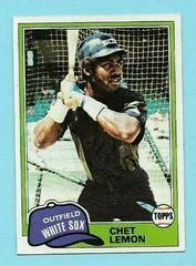 Chet Lemon #242 Baseball Cards 1981 Topps Prices