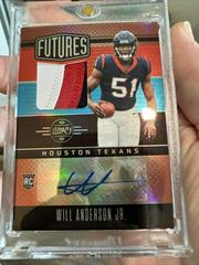 Will Anderson Jr. [Ruby] #FDA-11 Football Cards 2023 Panini Legacy Futures Dual Patch Autographs Prices