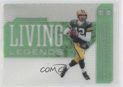 Aaron Rodgers [Emerald] #LL2 Football Cards 2020 Panini Illusions Living Legends Prices