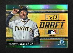 Termarr Johnson [Green] Baseball Cards 2022 Bowman Draft Night Prices