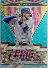 Kris Bryant [Teal Wave] Baseball Cards 2021 Panini Prizm Fearless Prices