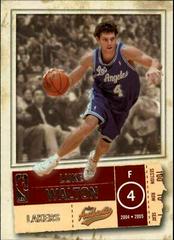 Luke Walton #25 Basketball Cards 2004 Fleer Authentix Prices