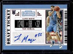 Luke Maye [Autograph Draft Red Foil] #107 Basketball Cards 2019 Panini Contenders Draft Picks Prices