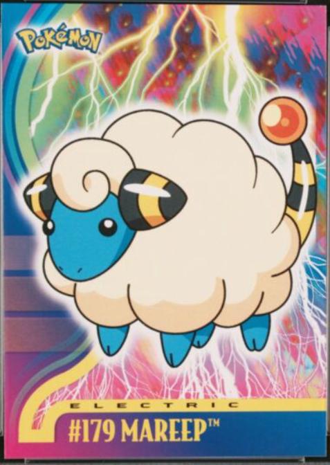 Mareep #179 Pokemon 2001 Topps Johto