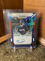 Bobby Witt Jr. [Red, White, Blue Prizm] #4 Baseball Cards 2019 Panini Prizm Draft Picks Autographs Prices