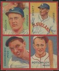 Bottomley, Comorosky, Hudlin, Myatt #6B Baseball Cards 1935 Goudey 4 in 1 Prices
