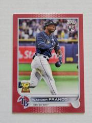 Wander Franco [Mini Red] Baseball Cards 2022 Topps Prices
