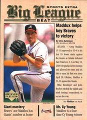 Greg Maddux Baseball Cards 2001 Upper Deck Big League Beat Prices