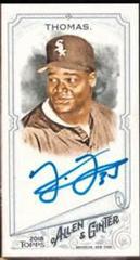Frank Thomas [Black] Baseball Cards 2018 Topps Allen & Ginter Framed Mini Autographs Prices