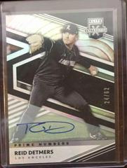 Reid Detmers [Signature] #10 Baseball Cards 2020 Panini Elite Extra Edition Prices