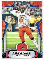 Baker Mayfield [Black and Blue] #15 Football Cards 2019 Panini Rookies & Stars Prices