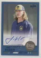Josh Hader [Autograph Blue] #AS-JH Baseball Cards 2019 Topps Archives Snapshots Prices