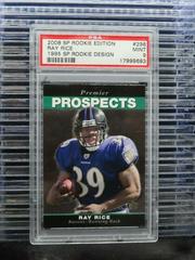 Ray Rice [1995 SP Rookie Design] #296 Football Cards 2008 SP Rookie Edition Prices