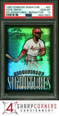 Ozzie Smith [Refractor] #R2 Baseball Cards 1998 Donruss Significant Signatures Prices