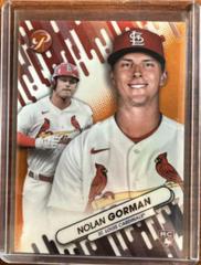 Nolan Gorman [Orange] Baseball Cards 2023 Topps Pristine Fresh Faces Prices