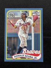 Ronald Acuna Jr. [Blue] #89B-17 Baseball Cards 2024 Topps 1989 Prices