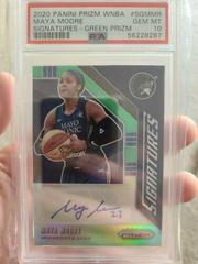 Maya Moore [Prizm Green] Basketball Cards 2020 Panini Prizm WNBA Signatures Prices