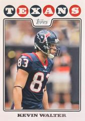 Kevin Walter #117 Football Cards 2008 Topps Prices