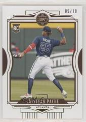 Cristian Pache [Gold] Baseball Cards 2021 Panini Chronicles Legacy Prices